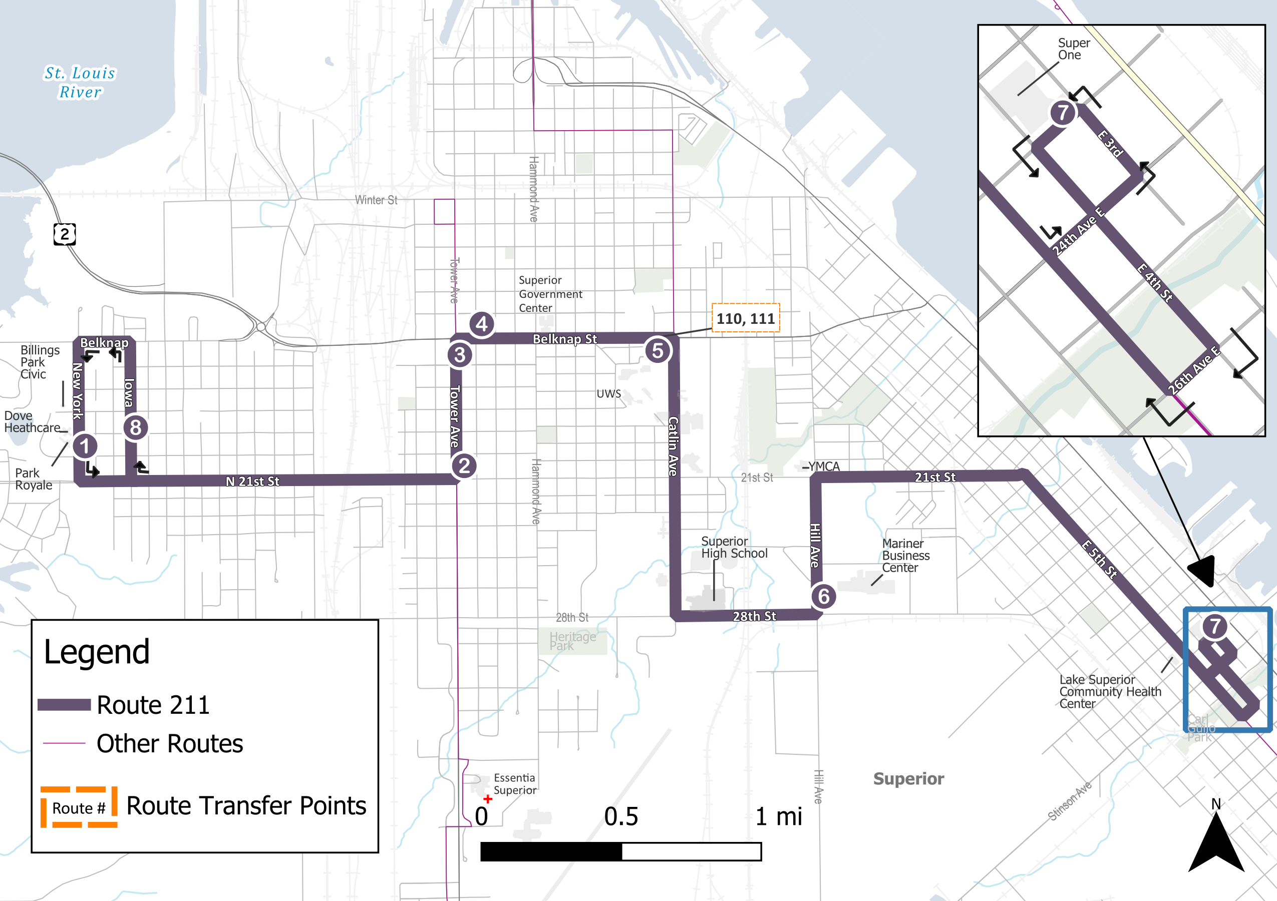 Service Changes Sunday, March 1st: Route 211 Launch - Blue and Green ...
